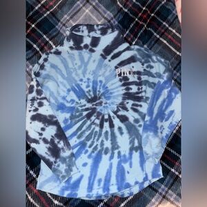 Victoria's Secret Blue Tie-Dye Sweatshirt